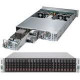 Supermicro SuperServer 2028TP-DNCFR Barebone System - 2U Rack-mountable - Intel C612 Express Chipset - 2 Number of Node(s) - Socket LGA 2011-v3 - 2 x Processor Support - Black - 1 TB DDR4 SDRAM DDR4-2133/PC4-17000 Maximum RAM Support - 12Gb/s SAS RAID Sup