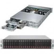 Supermicro SuperServer 2028TP-HC1TR Barebone System - 2U Rack-mountable - Intel C612 Express Chipset - 4 Number of Node(s) - Socket LGA 2011-v3 - 2 x Processor Support - Black - 1 TB DDR4 SDRAM DDR4-2133/PC4-17000 Maximum RAM Support - 12Gb/s SAS RAID Sup