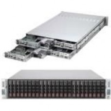 Supermicro SuperServer 2028TR-HTR Barebone System - 2U Rack-mountable - Intel C612 Chipset - 4 Number of Node(s) - Socket LGA 2011-v3 - 2 x Processor Support - Black - 512 GB DDR4 SDRAM DDR4-2133/PC4-17000 Maximum RAM Support - Serial ATA/600 RAID Support