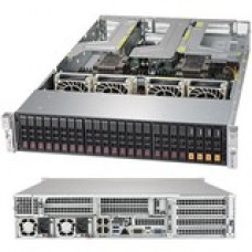 Supermicro SuperServer 2029UZ-TR4+ Barebone System - 2U Rack-mountable - Intel C621 Chipset - Socket P LGA-3647 - 2 x Processor Support - Black - 6 TB DDR4 SDRAM DDR4-2933/PC4-23466 Maximum RAM Support - Serial ATA/600 RAID Supported Controller - ASPEED A