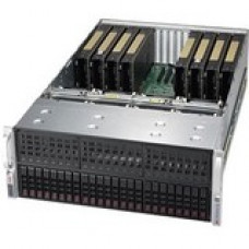 Supermicro SuperServer 4029GP-TRT2 Barebone System - 4U Rack-mountable - Intel C622 Chipset - Socket P LGA-3647 - 2 x Processor Support - Black - 3 TB DDR4 SDRAM DDR4-2666/PC4-21300 Maximum RAM Support - Serial ATA/600 RAID Supported Controller - ASPEED A