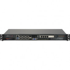 Supermicro SuperServer 5018D-FN8T 1U Rack-mountable Server - 1 x Xeon D-1518 - Serial ATA/600 Controller - 1 Processor Support - ASPEED AST2400 Graphic Card - 10 Gigabit Ethernet - 1 x 200 W - TAA Compliance SYS-5018D-FN8T