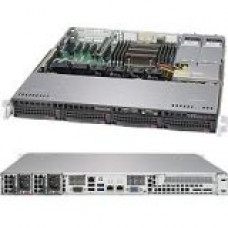 Supermicro SuperServer 5018R-MR Barebone System - 1U Rack-mountable - Intel C612 Express Chipset - Socket LGA 2011-v3 - 1 x Processor Support - Black - 512 GB DDR4 SDRAM DDR4-2133/PC4-17000 Maximum RAM Support - Serial ATA/600 RAID Supported Controller - 