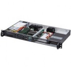 Supermicro SuperServer 5019A-FTN4 1U Rack-mountable Server - 1 x Atom C3758 - Serial ATA/600 Controller - 1 Processor Support - 0, 1, 5, 10 RAID Levels - ASPEED AST2400 Graphic Card - Gigabit Ethernet - 1 x 200 W - TAA Compliance SYS-5019A-FTN4