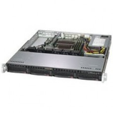 Supermicro SuperServer 5019C-M Barebone System - 1U Rack-mountable - Intel C246 Chipset - Socket H4 LGA-1151 - 1 x Processor Support - Black - 128 GB DDR4 SDRAM DDR4-2666/PC4-21300 Maximum RAM Support - Serial ATA/600 RAID Supported Controller - ASPEED AS