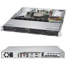 Supermicro SuperServer 5019C-MHN2 Barebone System - 1U Rack-mountable - Intel C246 Chipset - Socket H4 LGA-1151 - 1 x Processor Support - Black - 128 GB DDR4 SDRAM DDR4-2666/PC4-21300 Maximum RAM Support - Serial ATA/600 RAID Supported Controller - ASPEED