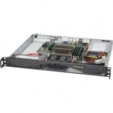 Supermicro SuperServer 5019S-ML Barebone System - 1U Rack-mountable - Intel C236 Chipset - Socket H4 LGA-1151 - 1 x Processor Support - Black - 64 GB DDR4 SDRAM DDR4-2133/PC4-17000 Maximum RAM Support - Serial ATA/600 RAID Supported Controller - ASPEED AS