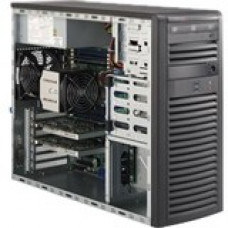 Supermicro SuperWorkstation 5038A-I Barebone System - 3U Mid-tower - Intel C612 Chipset - Socket R3 LGA-2011 - 1 x Processor Support - Black - 1 TB DDR4 SDRAM DDR4-2400/PC4-19200 Maximum RAM Support - Serial ATA/600 RAID Supported Controller - 6 x Total B