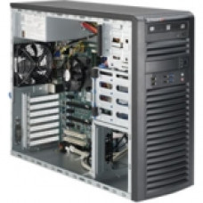 Supermicro SuperWorkstation 5038A-iL Barebone System - 3U Mid-tower - Intel C226 Express Chipset - Socket H3 LGA-1150 - 1 x Processor Support - Black - 32 GB DDR3 SDRAM DDR3-1600/PC3-12800 Maximum RAM Support - Serial ATA/600 RAID Supported Controller - 6