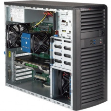 Supermicro SuperWorkstation 5039C-T Barebone System Mid-tower - Intel C246 Chipset - Socket H4 LGA-1151 - 1 x Processor Support - Black - 64 GB DDR4 SDRAM DDR4-2666/PC4-21300 Maximum RAM Support - Serial ATA/600 RAID Supported Controller - 7 x Total Bays 