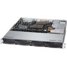 Supermicro SuperServer 6017R-M7UF Barebone System - 1U Rack-mountable - Intel C602J Chipset - Socket R LGA-2011 - 2 x Processor Support - Black - 512 GB DDR3 SDRAM DDR3-1866/PC3-15000 Maximum RAM Support - Serial ATA/600, Serial ATA/300, 6Gb/s SAS RAID Su