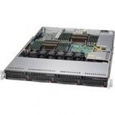 Supermicro SuperServer 6017R-TDT+ Barebone System - 1U Rack-mountable - Intel C602 Chipset - Socket R LGA-2011 - 2 x Processor Support - Black - 1.50 TB DDR3 SDRAM DDR3-1866/PC3-14900 Maximum RAM Support - Serial ATA/600, Serial ATA/300 RAID Supported Con