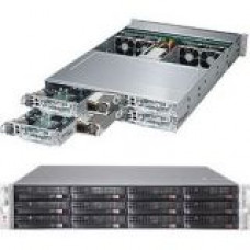 Supermicro SuperServer 6027PR-HTR Barebone System - 2U Rack-mountable - Intel C606 Chipset - 4 Number of Node(s) - Socket R LGA-2011 - 2 x Processor Support - Black - 1 TB DDR3 SDRAM DDR3-1866/PC3-15000 Maximum RAM Support - Serial ATA/600, Serial ATA/300