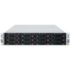 Supermicro SuperServer 6027TR-HTRF Barebone System - 2U Rack-mountable - Intel C602 Chipset - 4 Number of Node(s) - Socket R LGA-2011 - 2 x Processor Support - Black - 256 GB DDR3 SDRAM DDR3-1600/PC3-12800 Maximum RAM Support - Serial ATA/600 RAID Support