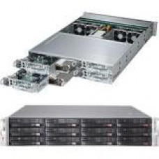 Supermicro SuperServer 6028TP-HC0TR Barebone System - 2U Rack-mountable - Intel C612 Chipset - 4 Number of Node(s) - Socket LGA 2011-v3 - 2 x Processor Support - Black - 1 TB DDR4 SDRAM DDR4-2133/PC4-17000 Maximum RAM Support - 12Gb/s SAS RAID Supported C