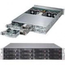 Supermicro SuperServer 6028TP-HC0R Barebone System - 2U Rack-mountable - Intel C612 Chipset - 4 Number of Node(s) - Socket LGA 2011-v3 - 2 x Processor Support - Black - 1 TB DDR4 SDRAM DDR4-2133/PC4-17000 Maximum RAM Support - 12Gb/s SAS RAID Supported Co