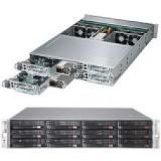 Supermicro SuperServer 6028TP-HC1FR Barebone System - 2U Rack-mountable - Intel C612 Chipset - 4 Number of Node(s) - Socket LGA 2011-v3 - 2 x Processor Support - Black - 1 TB DDR4 SDRAM DDR4-2133/PC4-17000 Maximum RAM Support - 12Gb/s SAS RAID Supported C