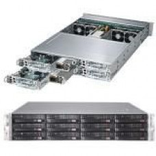 Supermicro SuperServer 6028TP-HC0FR Barebone System - 2U Rack-mountable - Intel C612 Chipset - 4 Number of Node(s) - Socket LGA 2011-v3 - 2 x Processor Support - Black - 1 TB DDR4 SDRAM DDR4-2133/PC4-17000 Maximum RAM Support - 12Gb/s SAS RAID Supported C