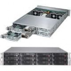 Supermicro SuperServer 6028TP-HTTR Barebone System - 2U Rack-mountable - Intel C612 Chipset - 4 Number of Node(s) - Socket LGA 2011-v3 - 2 x Processor Support - Black - 1 TB DDR4 SDRAM DDR4-2133/PC4-17000 Maximum RAM Support - Serial ATA/600 RAID Supporte