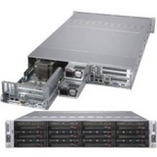 Supermicro SuperServer 6029TR-DTR Barebone System - 2U Rack-mountable - Intel C621 Chipset - 2 Number of Node(s) - Socket P LGA-3647 - 2 x Processor Support - Black - 1 TB DDR4 SDRAM DDR4-2666/PC4-21300 Maximum RAM Support - Serial ATA/600 RAID Supported 