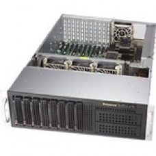 Supermicro SuperServer 6039P-TXRT Barebone System - 3U Rack-mountable - Intel C621 Chipset - Socket P LGA-3647 - 2 x Processor Support - Black - 2 TB DDR4 SDRAM DDR4-2666/PC4-21300 Maximum RAM Support - Serial ATA/600 RAID Supported Controller - ASPEED AS