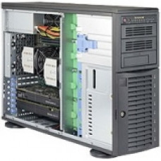 Supermicro SuperWorkstation 7048A-T Barebone System - 4U Tower - Intel C612 Express Chipset - Socket LGA 2011-v3 - 2 x Processor Support - Black - 1 TB DDR4 SDRAM DDR4-2133/PC4-17000 Maximum RAM Support - Serial ATA/600 RAID Supported Controller - 11 x To