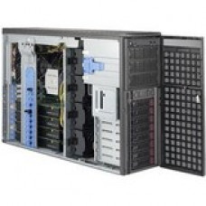 Supermicro SuperServer 7049GP-TRT Barebone System - 4U Tower - Intel C621 Chipset - Socket P LGA-3647 - 2 x Processor Support - Black - 2 TB DDR4 SDRAM DDR4-2666/PC4-21300 Maximum RAM Support - Serial ATA/600 RAID Supported Controller - ASPEED AST2500 Int