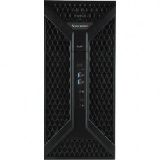 Supermicro SuperWorkstation SYS-730A-I Barebone System - Mid-tower - 2 x Processor Support - Intel C621A Chip - DDR4 SDRAM DDR4-3200/PC4-25600 Maximum RAM Support - 16 Total Memory Slots - Serial ATA/600 RAID Supported Controller - 4 3.5" Bay(s) - 2 