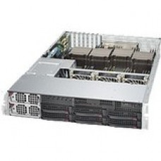 Supermicro SuperServer 8028B-C0R3FT Barebone System - 2U Rack-mountable - Intel C602J Chipset - Socket R1 LGA-2011 - 4 x Processor Support - Black - 2 TB DDR3 SDRAM DDR3-1600/PC3-12800 Maximum RAM Support - Serial ATA/600, 6Gb/s SAS RAID Supported Control