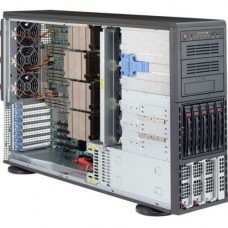 Supermicro 8048B-TR3F Barebone System - 4U Tower - Intel C602J Chipset - Socket R1 LGA-2011 - 4 x Processor Support - Black - 2 TB DDR3 SDRAM DDR3-1600/PC3-12800 Maximum RAM Support - Serial ATA/600 RAID Supported Controller - ASPEED AST2400 Integrated - 