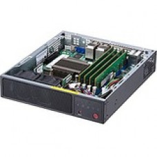 Supermicro SuperServer E200-9A 1U Mini PC Server - 1 x Atom C3558 - Serial ATA/600 Controller - 1 Processor Support - 128 GB RAM Support - ASPEED AST2400 Graphic Card - Gigabit Ethernet, Fast Ethernet60 W - TAA Compliance SYS-E200-9A