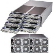 Supermicro SuperServer F619P2-FT Barebone System - 4U Rack-mountable - Intel C621 Chipset - 8 Number of Node(s) - Socket P LGA-3647 - 2 x Processor Support - Black - 3 TB DDR4 SDRAM DDR4-2933/PC4-23466 Maximum RAM Support - Serial ATA/600 RAID Supported C