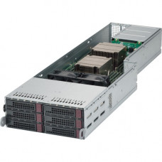 Supermicro SuperServer F628R3-R72B+ Barebone System - 4U Rack-mountable - Intel C612 Chipset - 4 Number of Node(s) - Socket R3 LGA-2011 - 2 x Processor Support - Black - 2 TB DDR4 SDRAM DDR4-2400/PC4-19200 Maximum RAM Support - Serial ATA/600, 6Gb/s SAS R