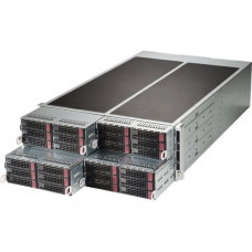 Supermicro SuperServer F628R3-RC1BPT+ Barebone System - 4U Rack-mountable - Intel C612 Chipset - 4 Number of Node(s) - Socket LGA 2011-v3 - 2 x Processor Support - Black - 1 TB DDR4 SDRAM DDR4-2400/PC4-19200 Maximum RAM Support - Serial ATA/600, 12Gb/s SA