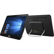 Asus V161GAR-XH001T All-in-One Computer - Intel Celeron N4020 Dual-core (2 Core) 1.10 GHz - 4 GB RAM DDR4 SDRAM - 128 GB 2.5" Serial ATA SSD - 15.6" HD 1366 x 768 Touchscreen Display - Desktop - Black - Windows 10 Pro - IEEE 802.11ac - 65 W V161