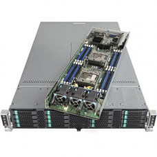 Intel Server System VRN2224THY6 Barebone System - 2U Rack-mountable - C612 Chipset - Socket R3 LGA-2011 - 8 x Processor Support - 1 TB DDR4 SDRAM DDR4-2133/PC4-17000 Maximum RAM Support - Serial ATA - 24 x Total Bays - 24 2.5" Bay(s) - 2 x Total Expa