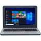 Asus VivoBook W202 W202NA-XH02 11.6" Netbook - HD - 1366 x 768 - Intel Celeron N3350 Dual-core (2 Core) 1.10 GHz - 4 GB Total RAM - 64 GB Flash Memory - Dark Blue - Intel Chip - Windows 10 Pro - Intel UHD Graphics 500 - IEEE 802.11ac Wireless LAN Sta