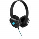 Gumdrop DropTech B1 Headphones - Stereo - Mini-phone - Wired - Over-the-head - Binaural - Circumaural - 6 ft Cable - Black 01H000