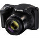Canon PowerShot SX420 IS 20 Megapixel Compact Camera - Black - 3" LCD - 42x Optical Zoom - 4x Digital Zoom - Optical (IS) - 5152 x 3864 Image - 1280 x 720 Video - HD Movie Mode - Wireless LAN 1068C001