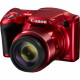 Canon PowerShot SX420 IS 20 Megapixel Compact Camera - Red - 3" LCD - 42x Optical Zoom - 4x Digital Zoom - Optical (IS) - 5152 x 3864 Image - 1280 x 720 Video - HD Movie Mode - Wireless LAN 1069C001
