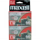 Maxell 109024 Audio Cassette - 2 x 60 Minute - Normal Bias 109024