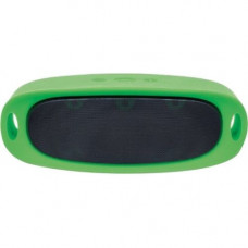 Manhattan Sound Science Orbit Durable Wireless Speaker - Green - Speaker System with Wireless Bluetooth Technology, Rubberized Outer Housing and MP3 Player, 4-6 Hour Battery, USB Port for MP3 Playback, Micro-SD Card Port for MP3 Playback, Built-in Mic and