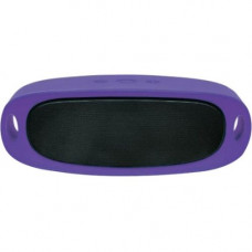 Manhattan Sound Science Orbit Durable Wireless Speaker - Purple - Speaker System with Wireless Bluetooth Technology, Rubberized Outer Housing and MP3 Player, 4-6 Hour Battery, USB Port for MP3 Playback, Micro-SD Card Port for MP3 Playback, Built-in Mic an