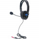 Manhattan Stereo Headset - Stereo - Mini-phone - Wired - 32 Ohm - 20 Hz - 20 kHz - Over-the-head - Binaural - Supra-aural - 5.91 ft Cable - Omni-directional, Condenser Microphone - Black 179317