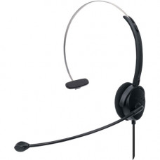 Manhattan Mono USB Headset - Mono - USB Type A - Wired - 32 Ohm - 20 Hz - 20 kHz - On-ear - Monaural - Supra-aural - 4.92 ft Cable - Uni-directional Microphone - Black 179867