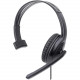 Manhattan Mono USB Headset - Mono - USB Type A - Wired - 32 Ohm - 20 Hz - 20 kHz - Over-the-head - Monaural - Circumaural - 4.92 ft Cable - Uni-directional Microphone - Black 179874