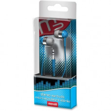 Maxell Earphone - Stereo - Blue - Earbud - Open 190282