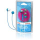 Maxell Earset - Stereo - Mini-phone - Wired - 16 Ohm - 20 Hz - 20 kHz - Earbud - Binaural - Open - 4 ft Cable - Blue 190301