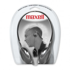 Maxell Stereo Neckbands - Stereo - Black - Mini-phone - Wired - 32 Ohm - 16 Hz 24 kHz - Nickel Plated Connector - Behind-the-neck - Binaural - Ear-cup 190316