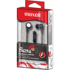 Maxell Earset - Wired - Earbud - Black 199621